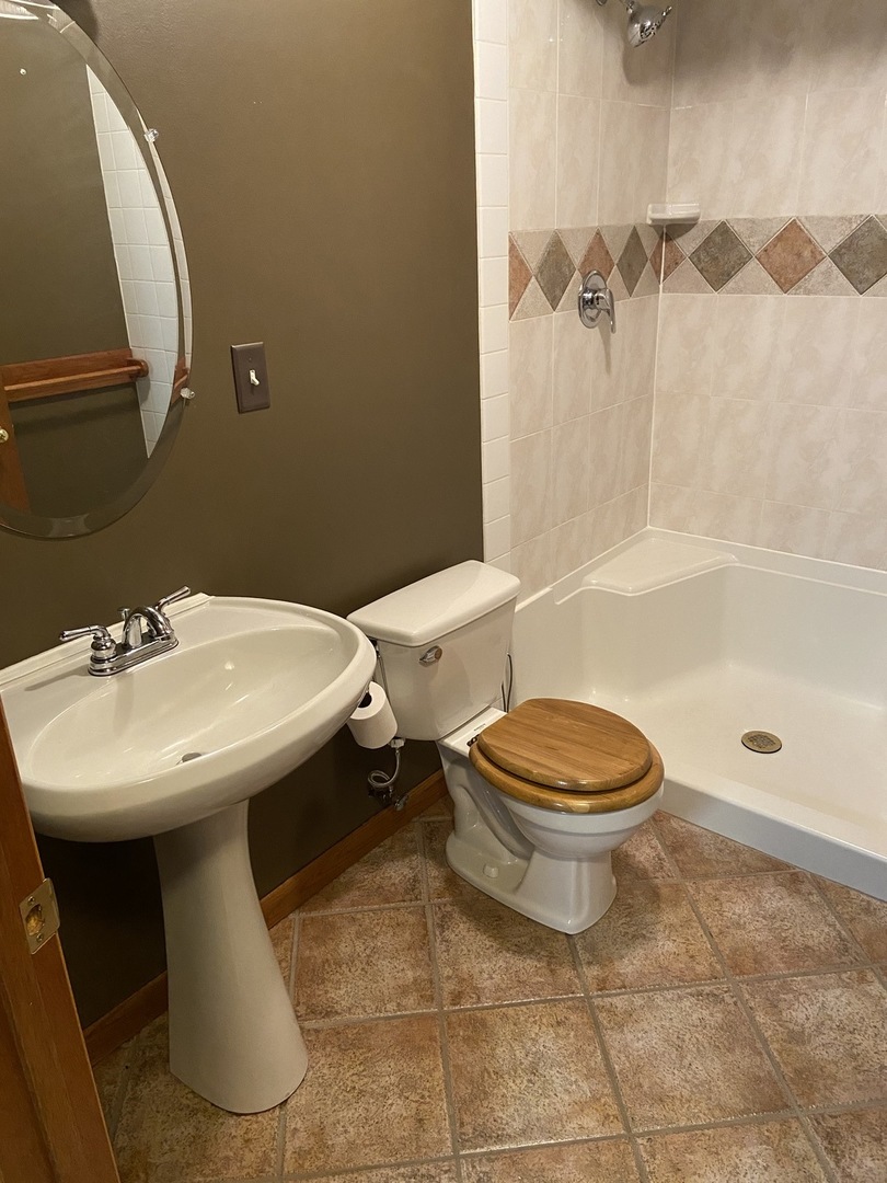 925 Knollside Road New Lenox, IL 60451 - Photo 21 of 32 a bathroom with a sink toilet and shower
