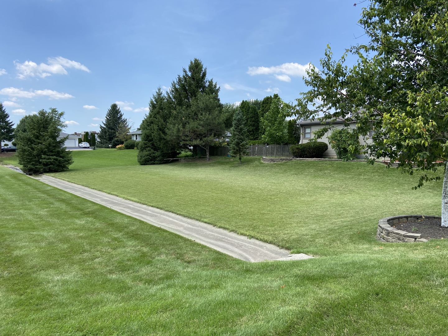 925 Knollside Road New Lenox, IL 60451 - Photo 5 of 32 a view of a field of grass and trees