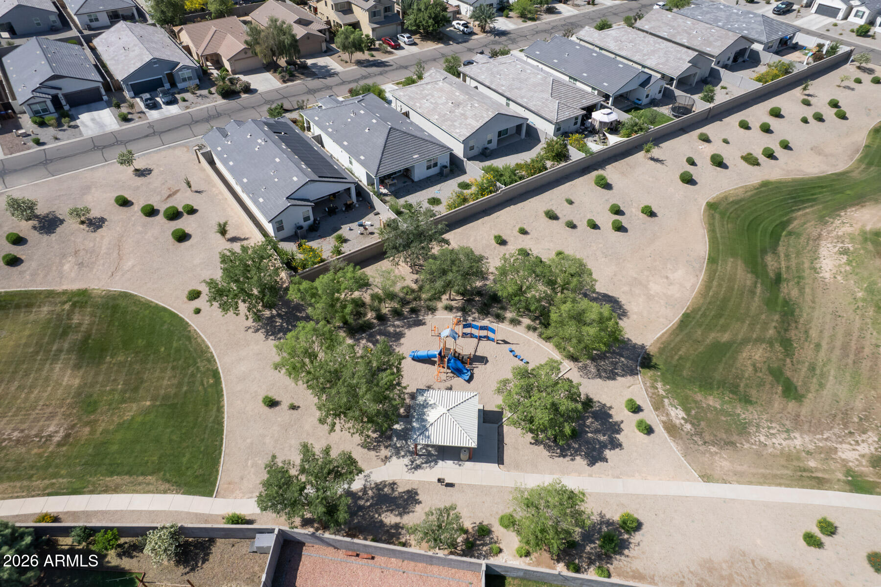 9381 Greenhouse Road Florence, AZ 85132 - Photo 34 of 35 an aerial view of a house