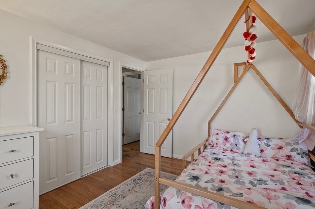 268 Forest Hills Road Springfield, MA 01128 - Photo 36 of 42 workspace with wooden floor and stairs