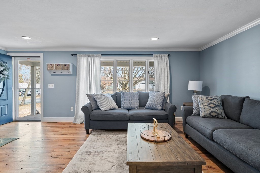 268 Forest Hills Road Springfield, MA 01128 - Photo 7 of 42 a living room with furniture and a wooden floor