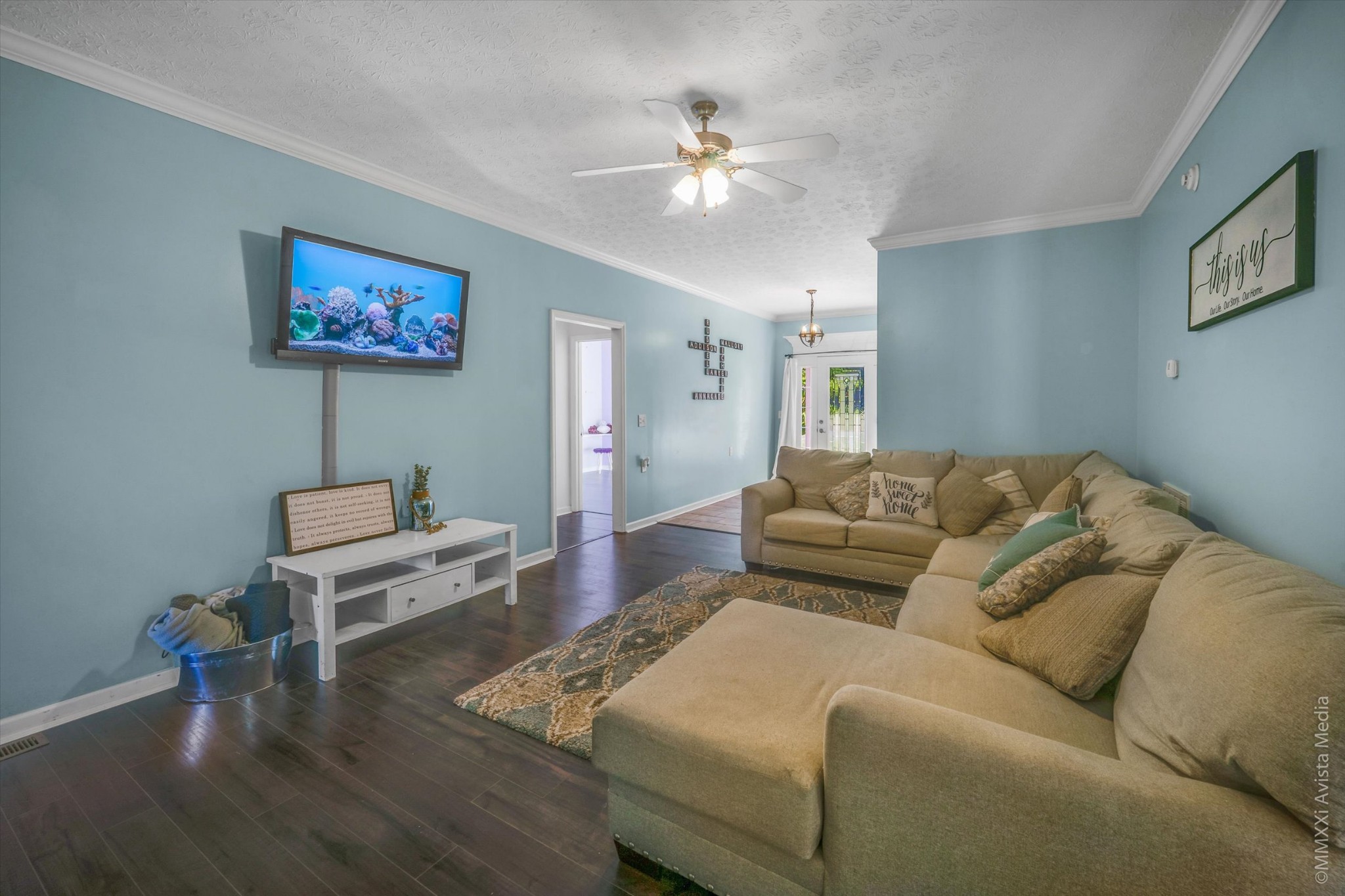 14908 Mt Pleasant Road Rockvale, TN 37153 - Photo 2 of 33 a living room with furniture and a wooden floor