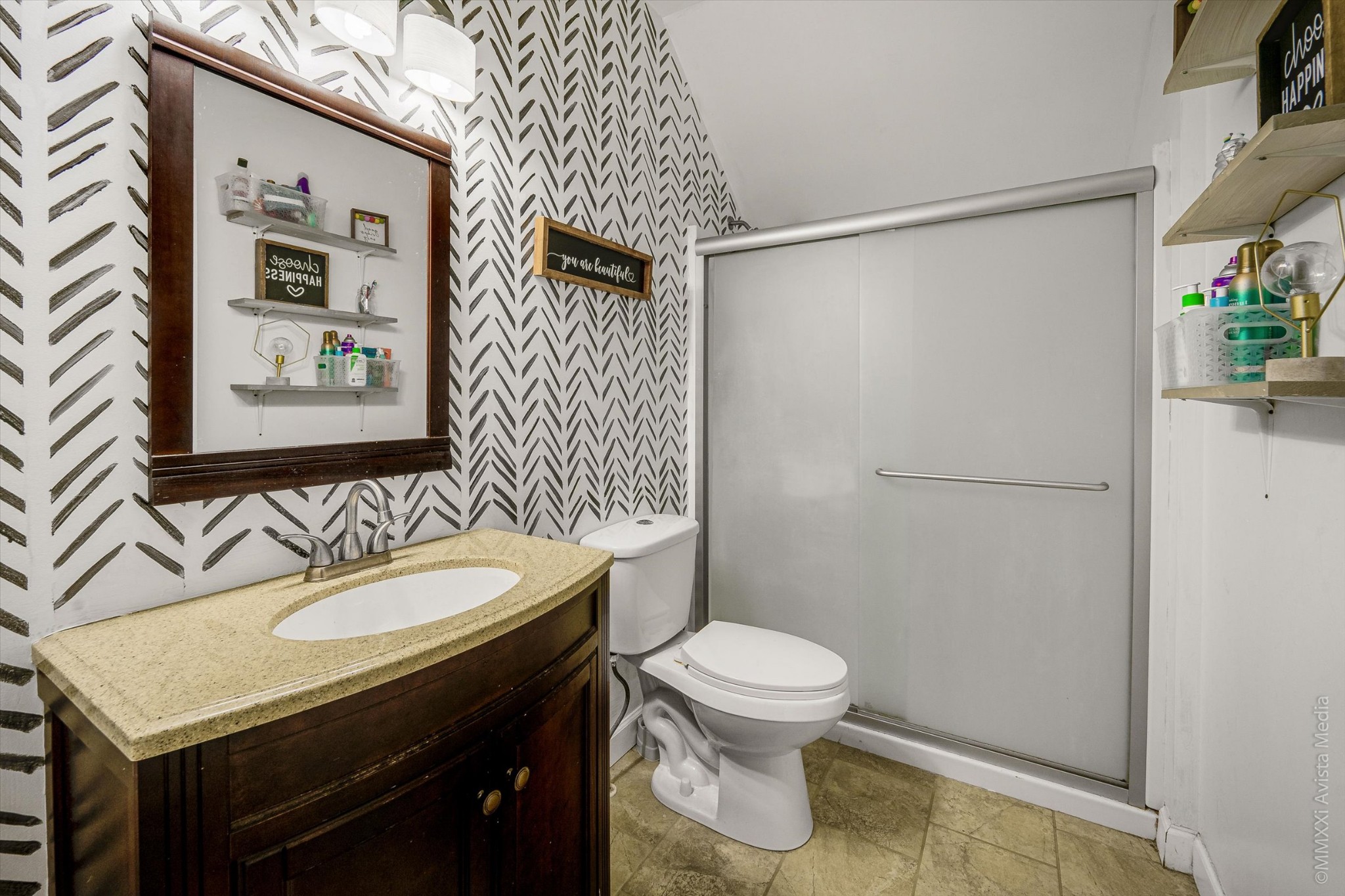 14908 Mt Pleasant Road Rockvale, TN 37153 - Photo 23 of 33 a bathroom with a sink toilet and shower