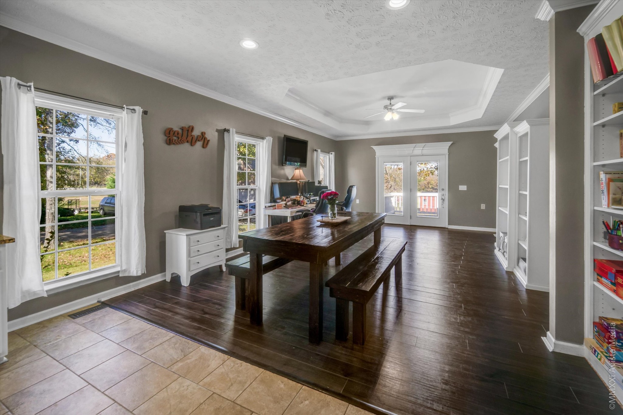 14908 Mt Pleasant Road Rockvale, TN 37153 - Photo 8 of 33 a view of a dining room with furniture and wooden floor