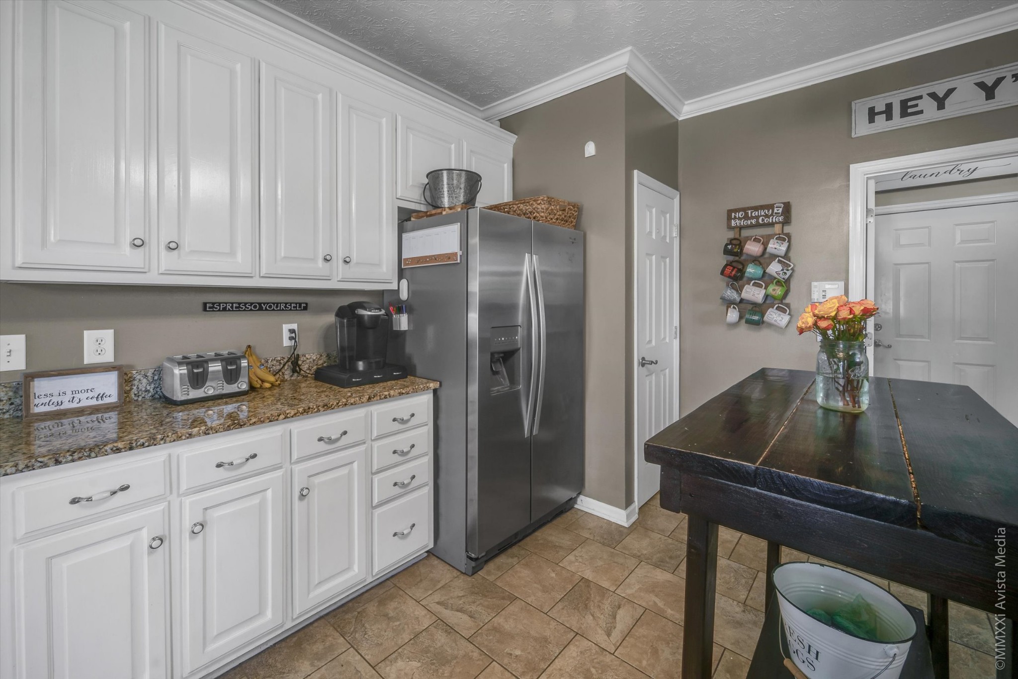 14908 Mt Pleasant Road Rockvale, TN 37153 - Photo 9 of 33 a kitchen with granite countertop a sink cabinets and stainless steel appliances