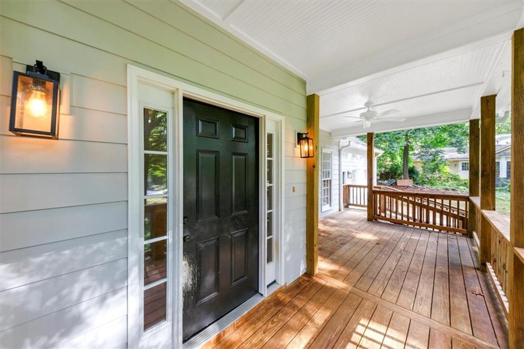 244 Freestone Lane Dallas, GA 30132 - Photo 2 of 26 a view of balcony with wooden floor