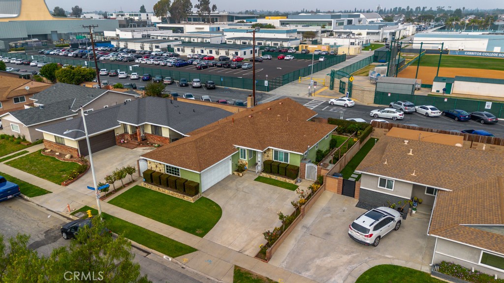 11229 Elmhurst Drive Norwalk, CA 90650 - Photo 51 of 54 an aerial view of a house with a garden