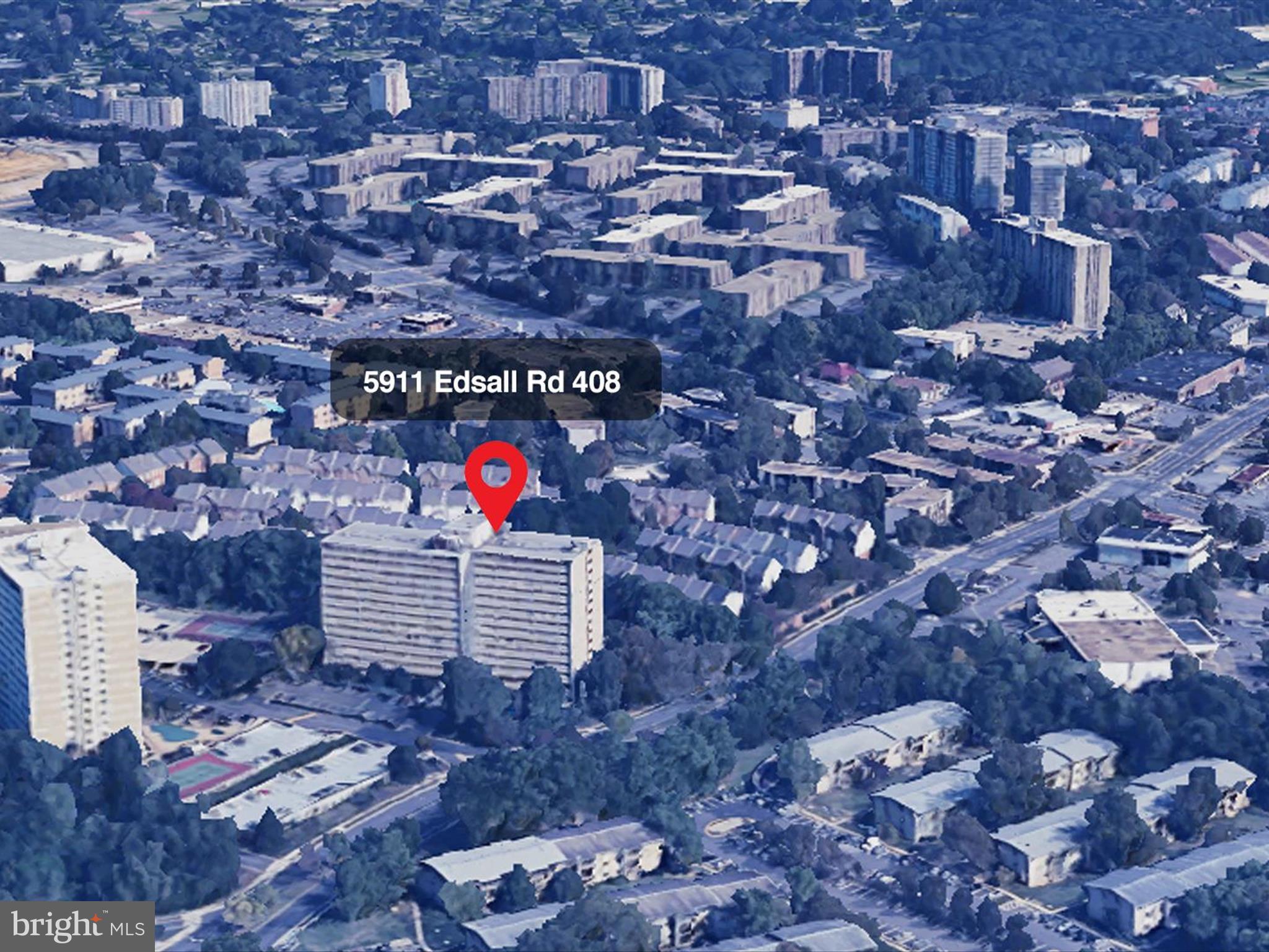 5911 Edsall Road, Unit 408 Alexandria, VA 22304 - Photo 25 of 29 Aerial View