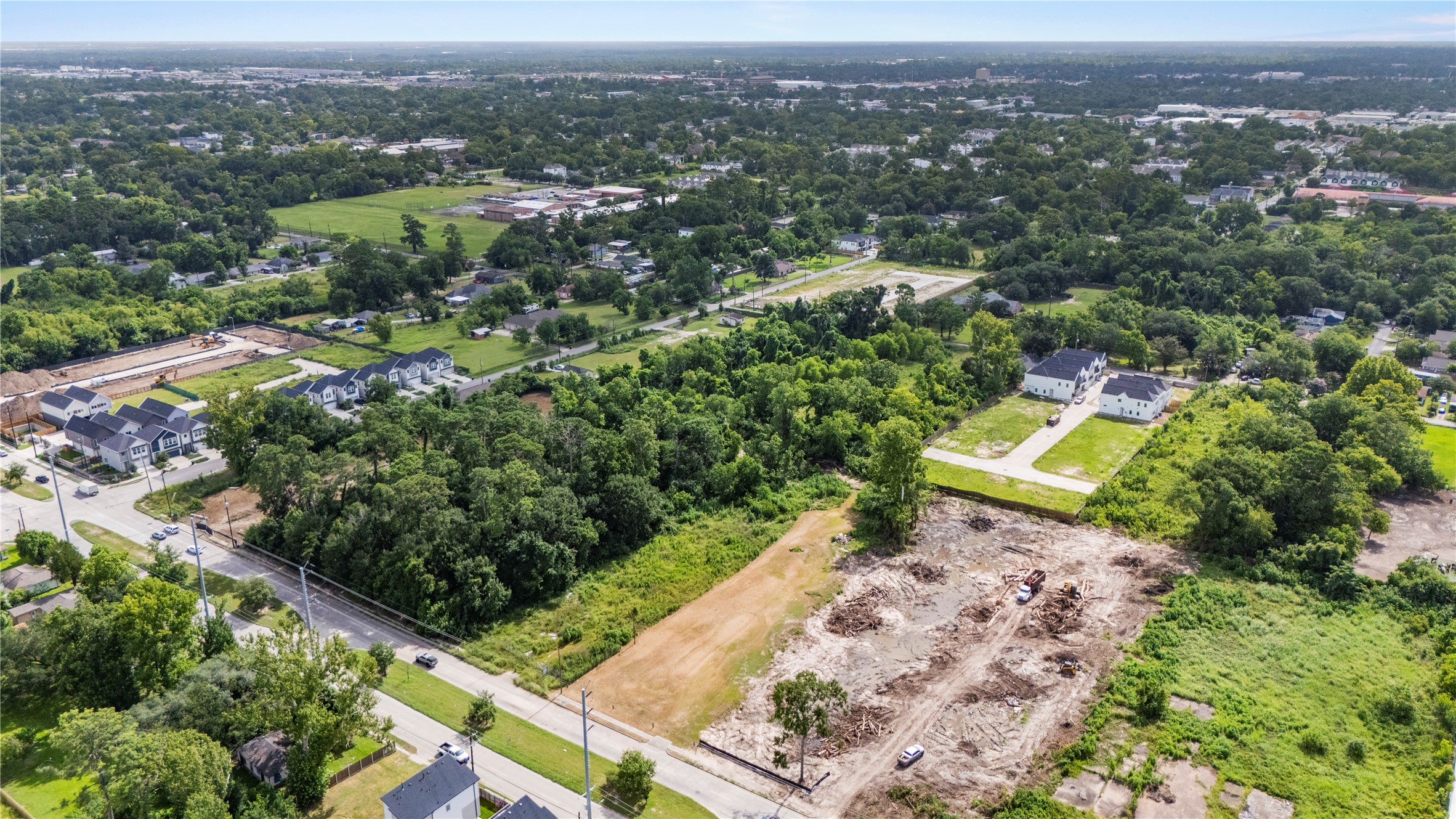 5728 Wheatley Street Houston, TX 77091 - Photo 5 of 9 an aerial view of a house with a yard