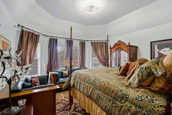 a view of a living room and bathroom