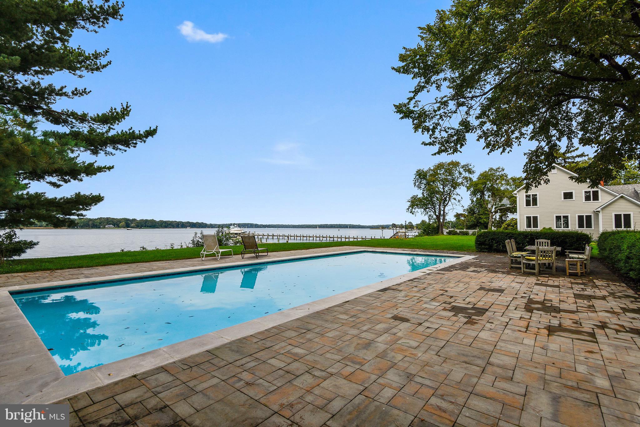 1101 Steamboat Road Shady Side, MD 20764 - Photo 4 of 34 Beautiful pool overlooking West River