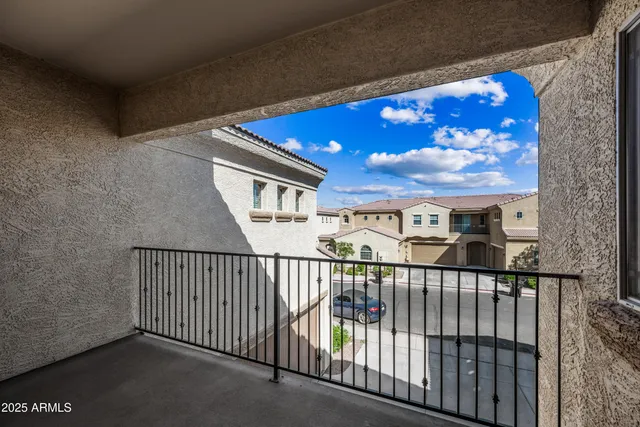 a view of a balcony