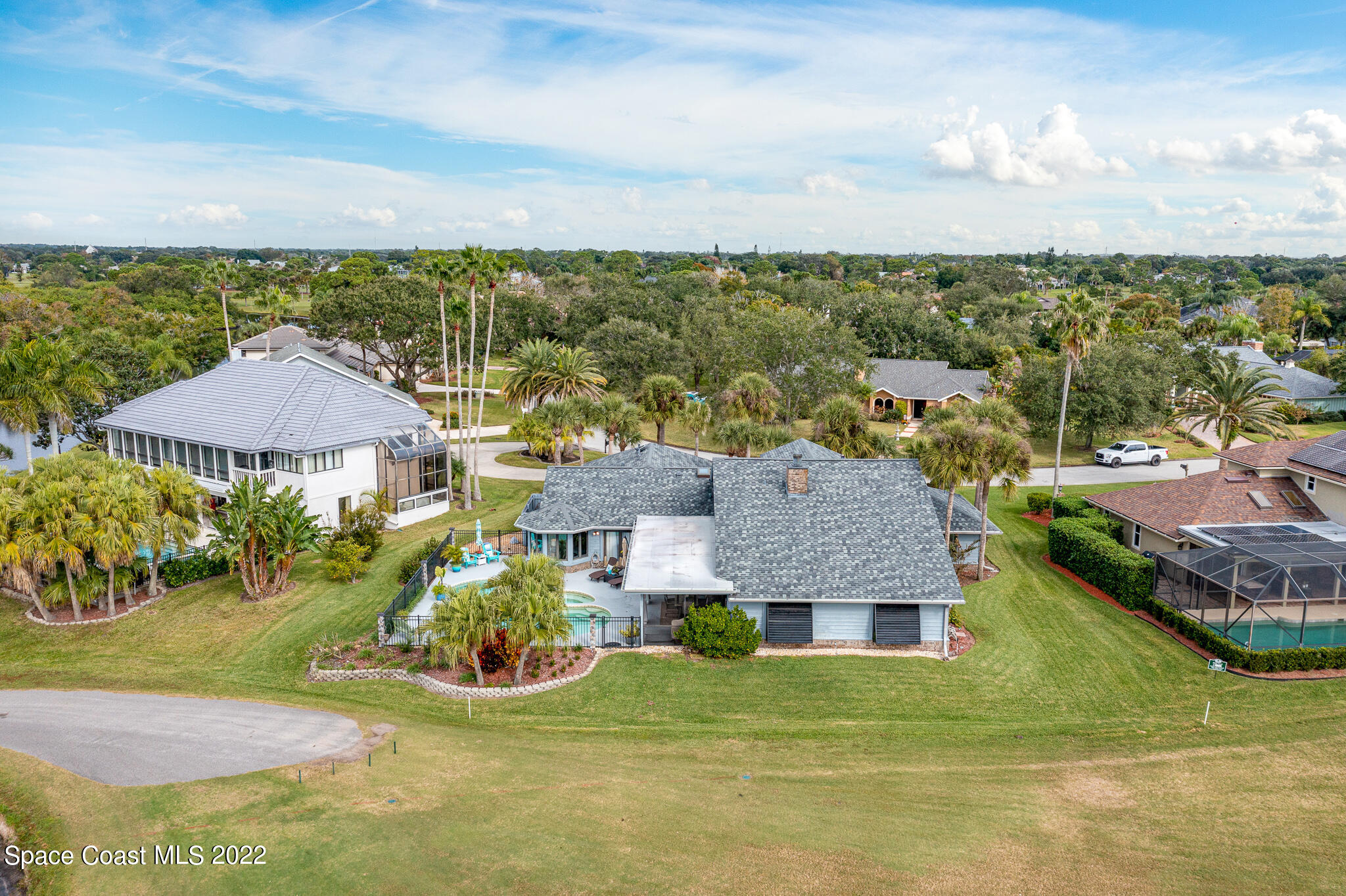 810 Kerry Downs Circle Melbourne, FL 32940 - Photo 57 of 59 an aerial view of multiple house
