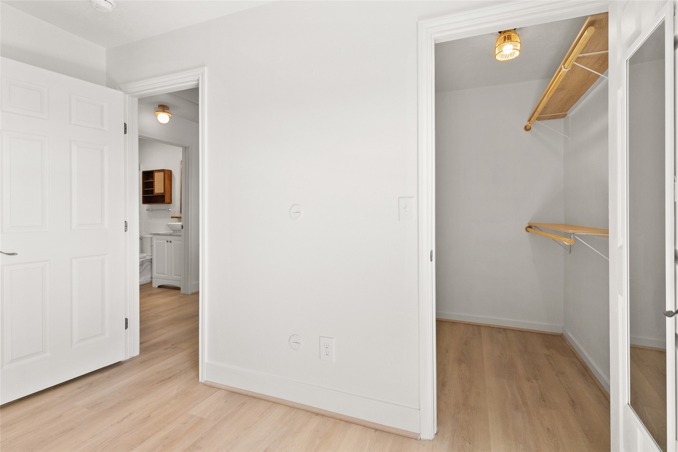715 Caisson Street Surfside Beach, TX 77541 - Photo 22 of 35 a view of hallway with wooden floor