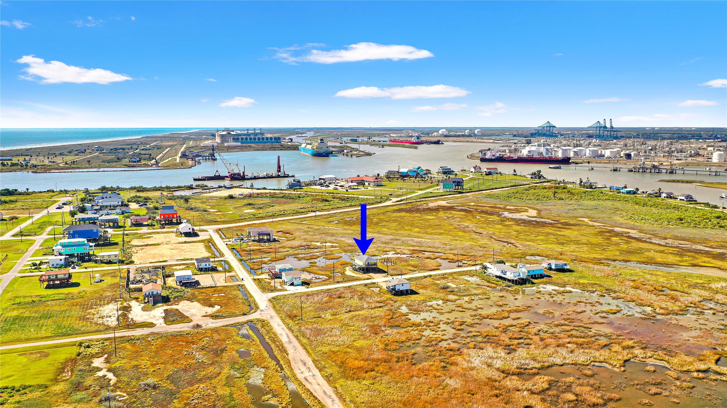 715 Caisson Street Surfside Beach, TX 77541 - Photo 32 of 35 a view of a swimming pool and an outdoor space