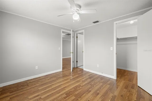 wooden floor in an empty room