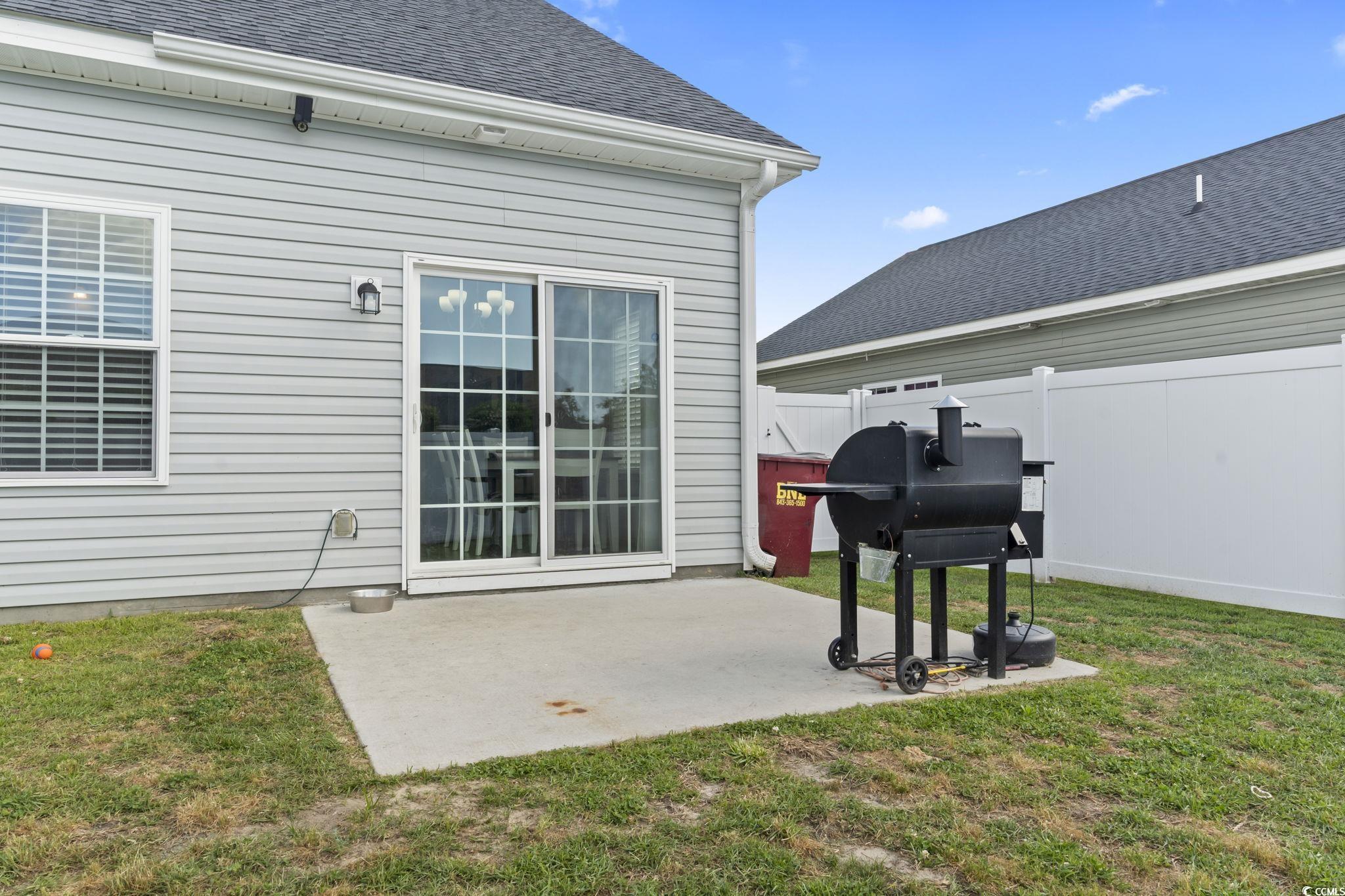 712 Hobonny Loop Longs, SC 29568 - Photo 34 of 39 View of patio / terrace featuring fence and a grill