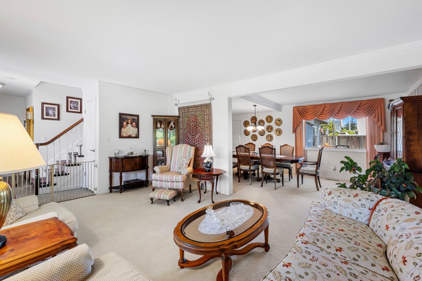 1272 Stardust Way Milpitas, CA 95035 - Photo 12 of 61 a living room with furniture a rug and a large window