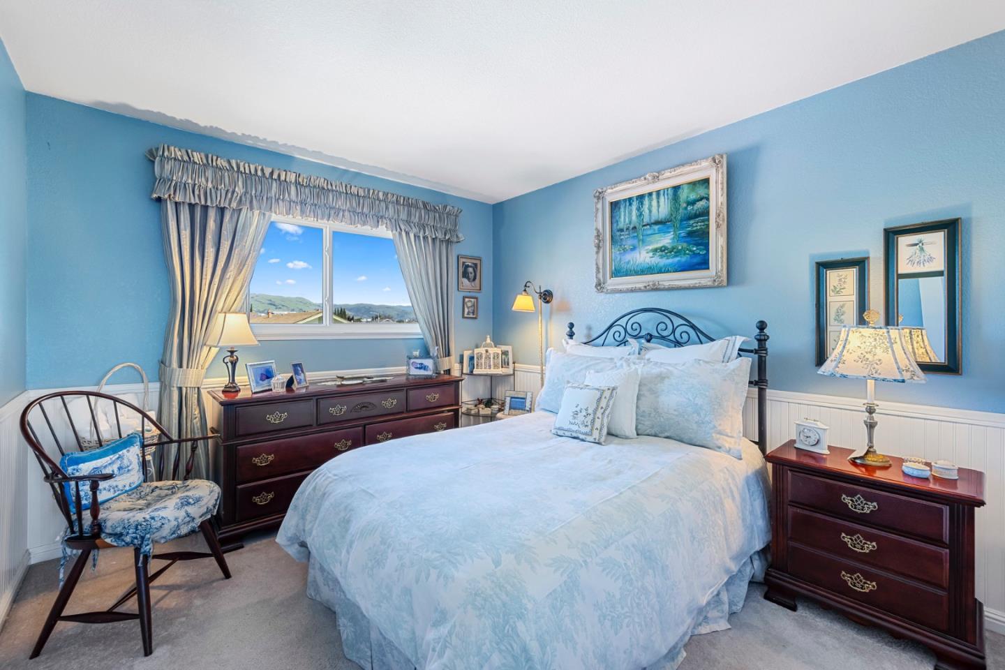 1272 Stardust Way Milpitas, CA 95035 - Photo 46 of 61 a bedroom with a bed and wooden floor