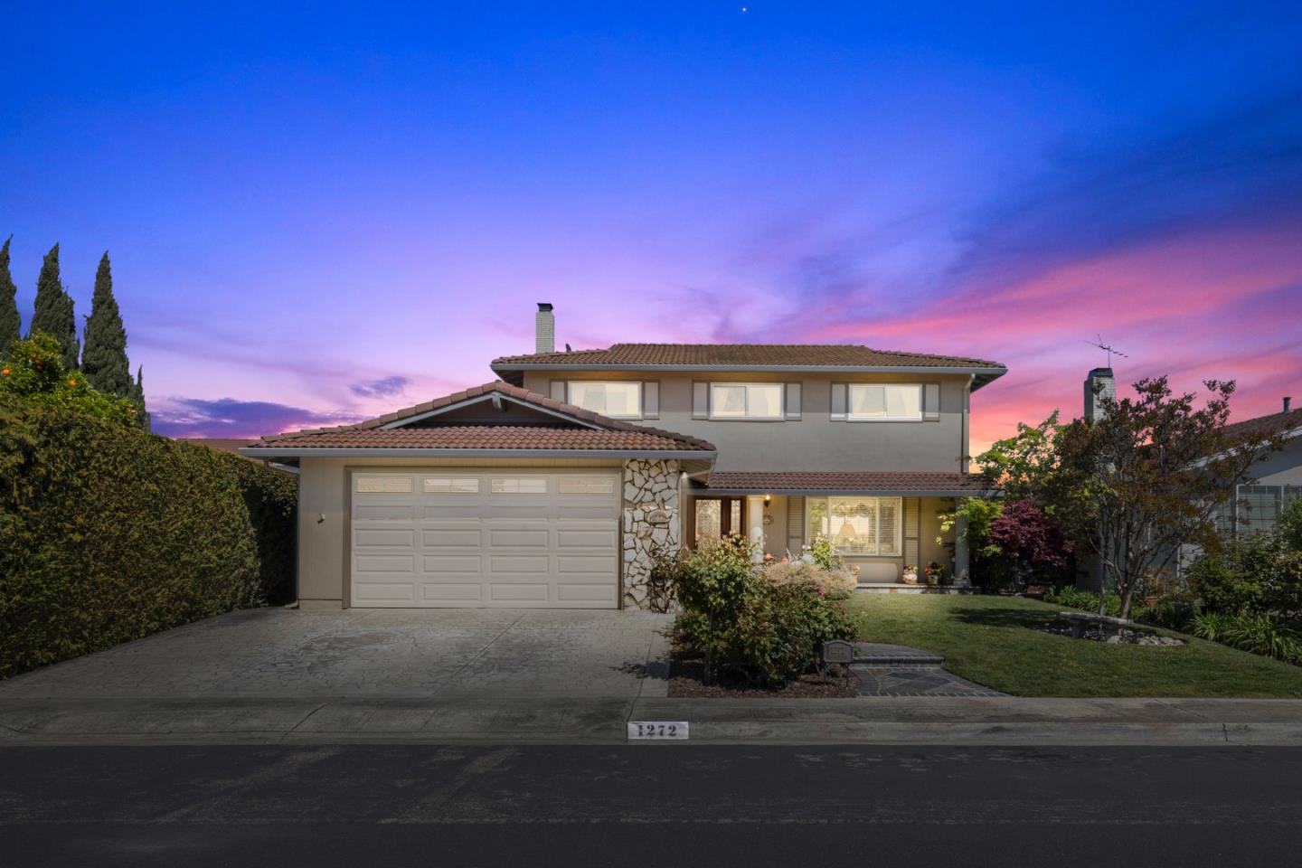 1272 Stardust Way Milpitas, CA 95035 - Photo 57 of 61 a front view of a house with a yard