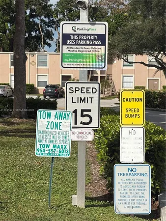 a sign on the side of a building