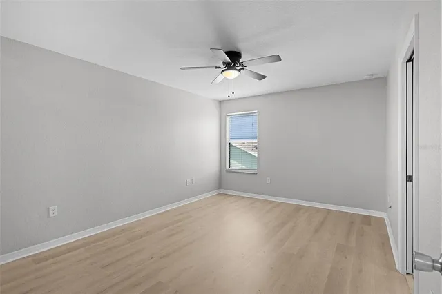 wooden floor in an empty room
