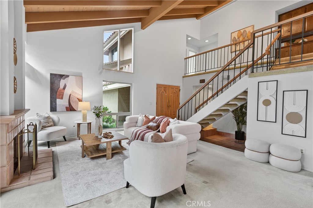 513 Pebble Beach Place Fullerton, CA 92835 - Photo 6 of 42 a living room with furniture or stairs and a couch