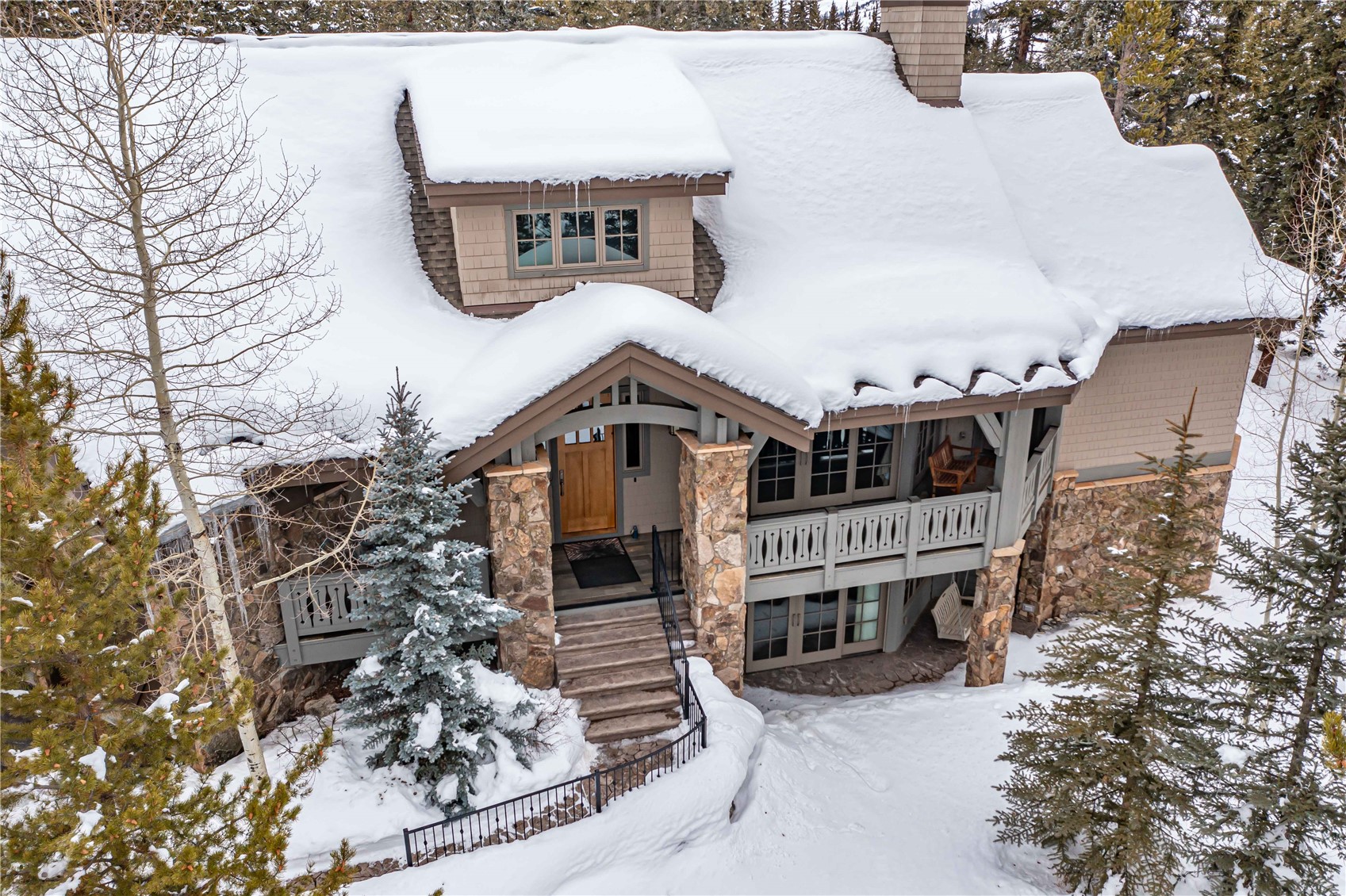 780 Penstemon Road Keystone, CO 80435 - Photo 1 of 40 Front entry ... Enjoy sitting on the Deck or below in the Patio Swing