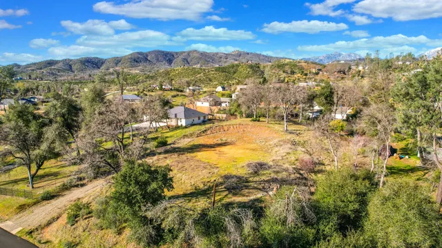 a view of city and mountain