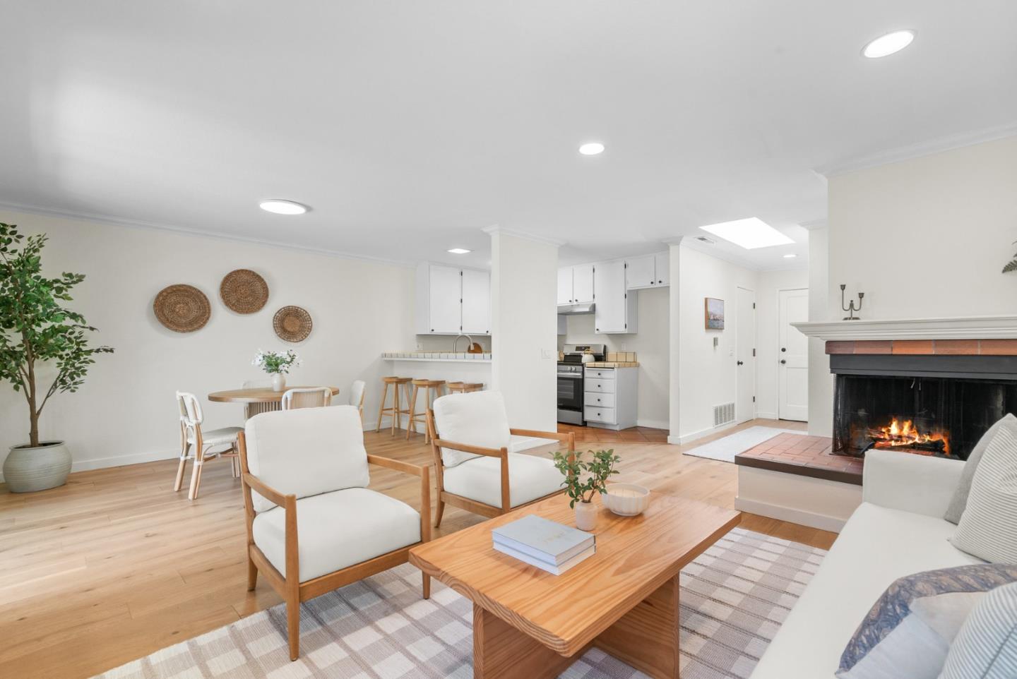 6101 Sheraton Place Aptos, CA 95003 - Photo 12 of 47 a living room with furniture and a fireplace