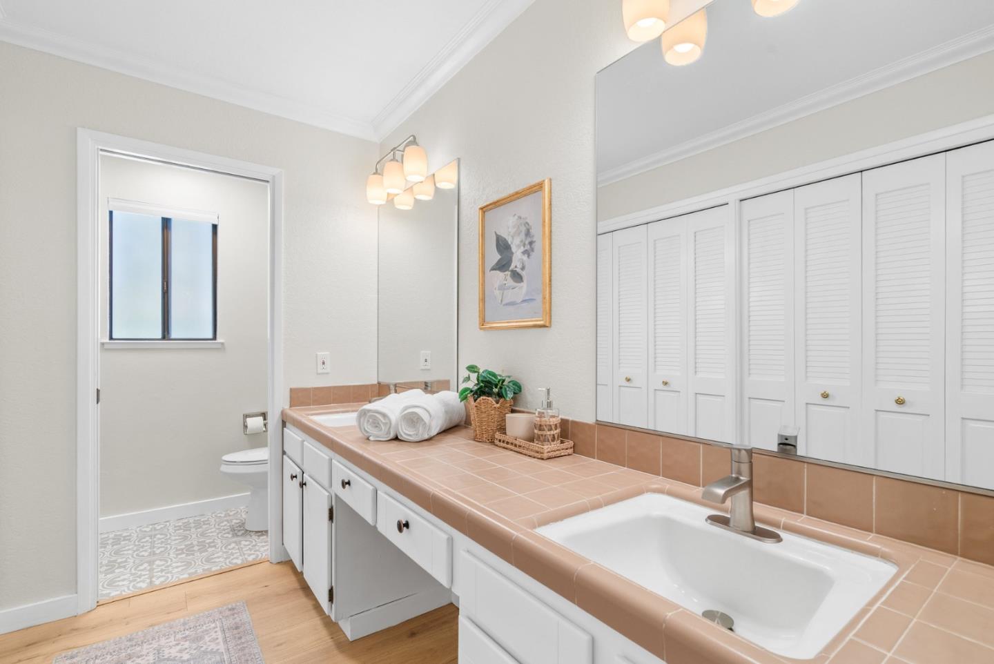 6101 Sheraton Place Aptos, CA 95003 - Photo 29 of 47 a bathroom with a sink and a mirror