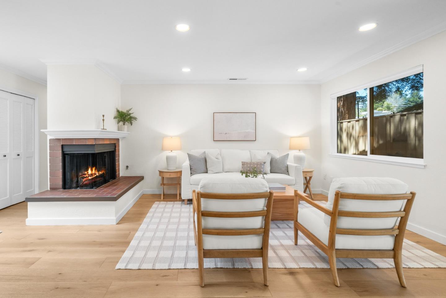 6101 Sheraton Place Aptos, CA 95003 - Photo 10 of 47 a living room with furniture and a fireplace