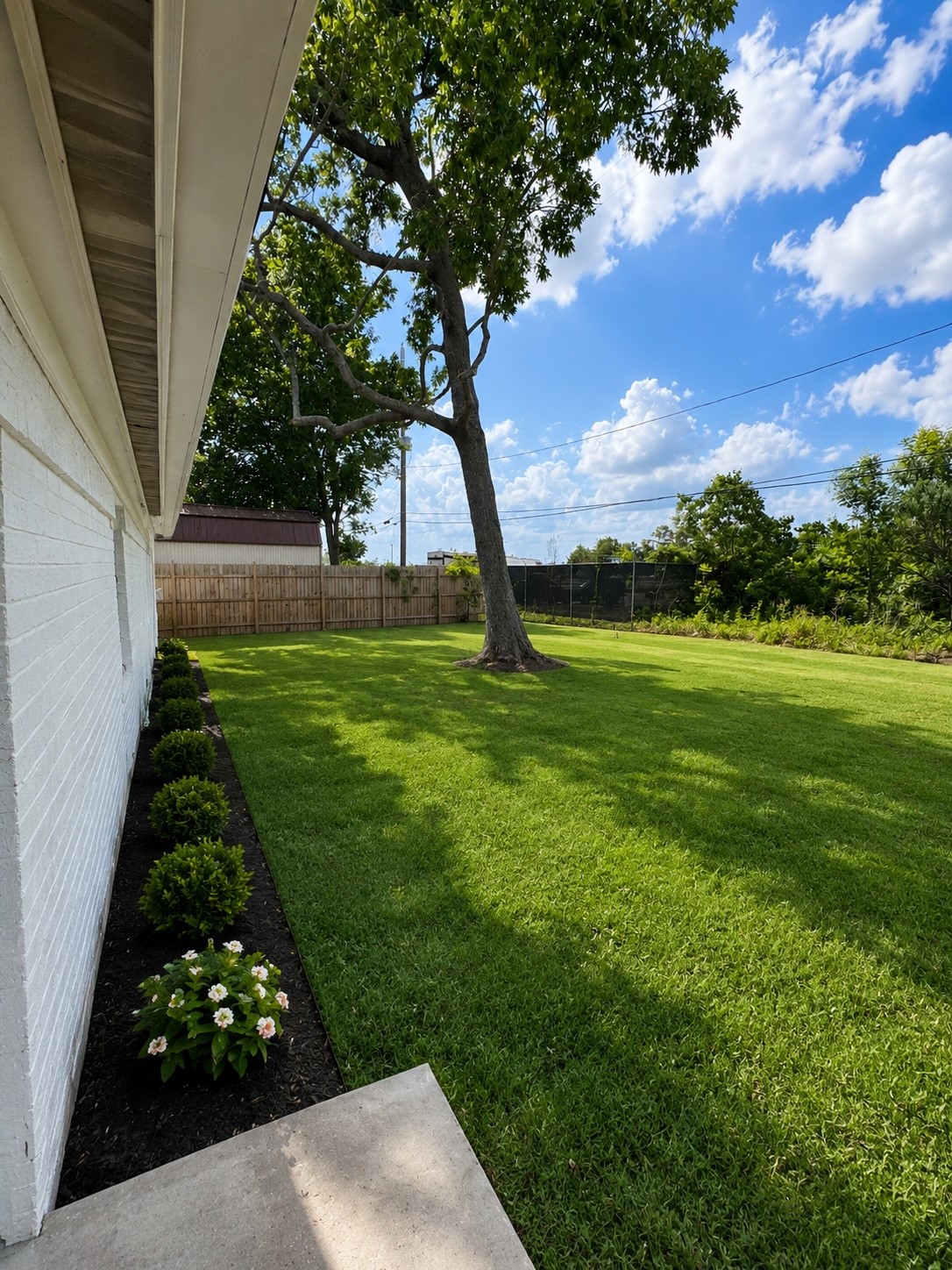323 Spruce Lake Road Houston, TX 77336 - Photo 18 of 18 Virtually Staged enhanced backyard to show endless possibilities