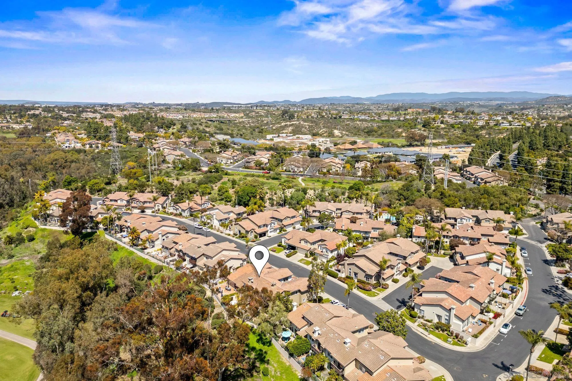 6845 Adolphia Drive Carlsbad, CA 92011 - Photo 26 of 33 an aerial view of residential building with green space