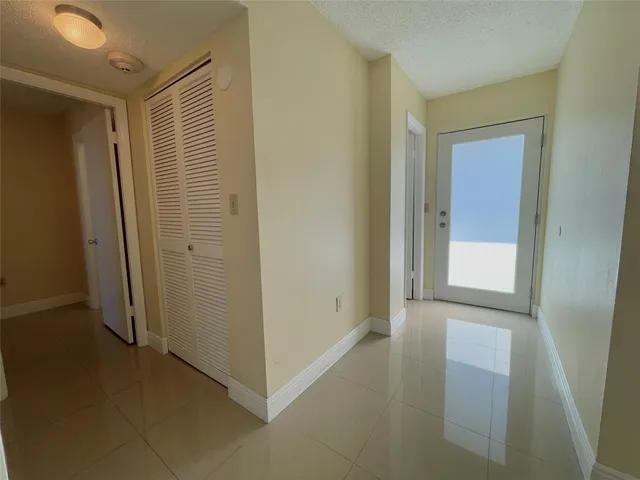 a view of a bench in the garden