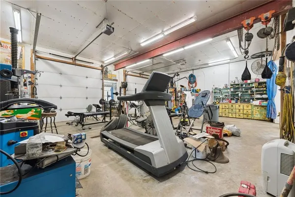 a view of gym