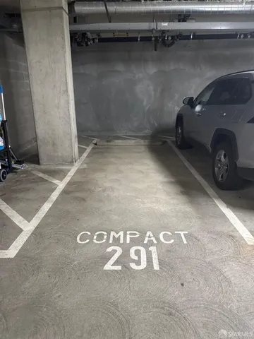 a view of a garden with a pathway