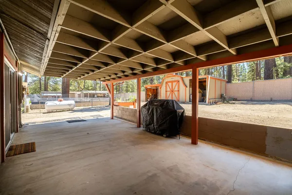 a view of basement