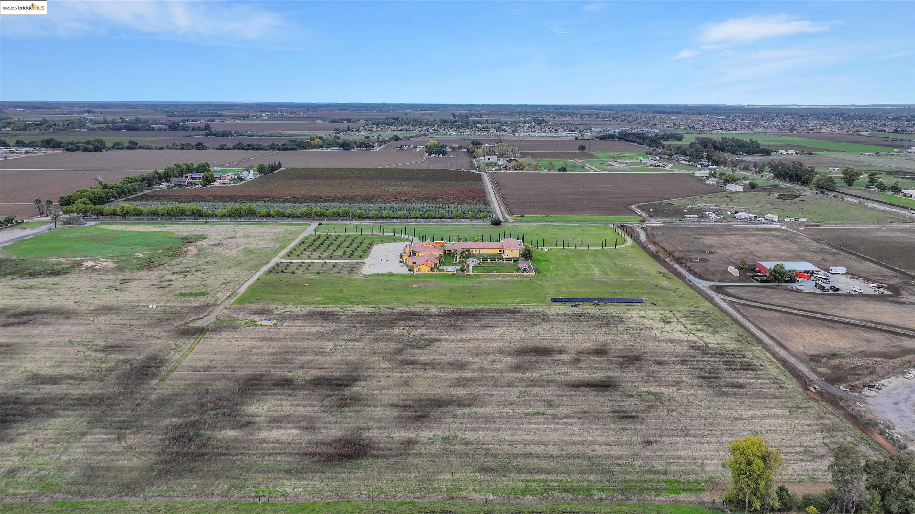 3590 Byer Road Byron, CA 94514 - Photo 4 of 12 Overview of rural landscape with rows of crops
