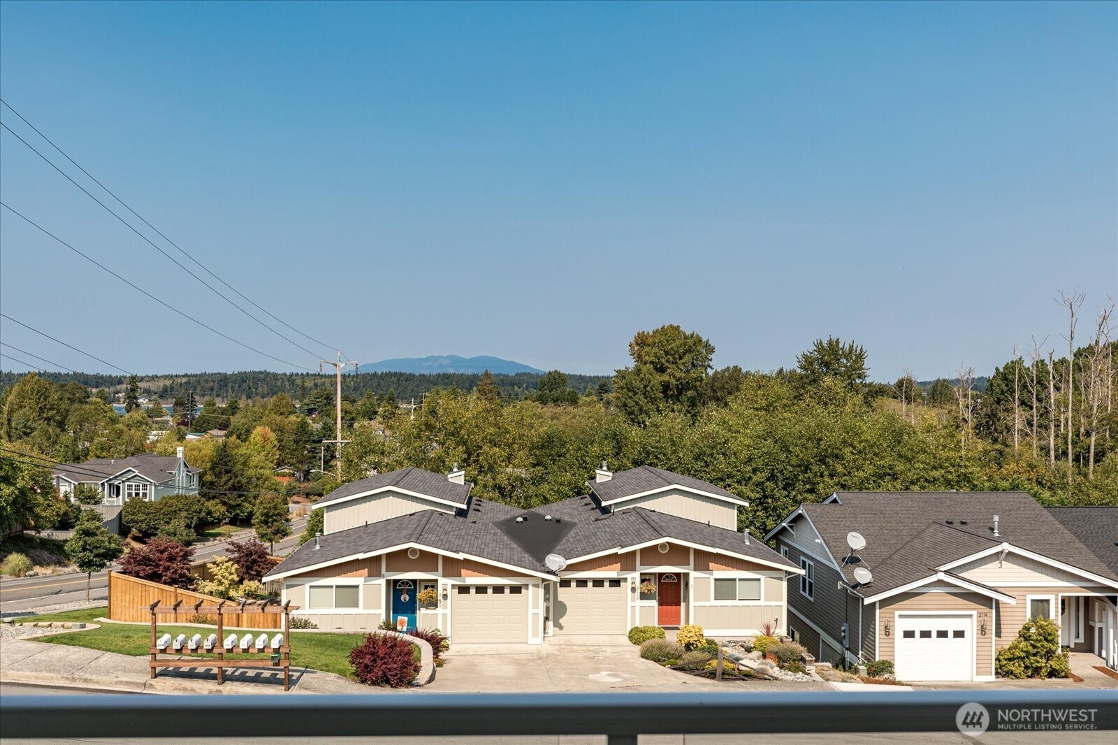 2119 20th Street Anacortes, WA 98221 - Photo 23 of 38 an aerial view of residential houses with outdoor space