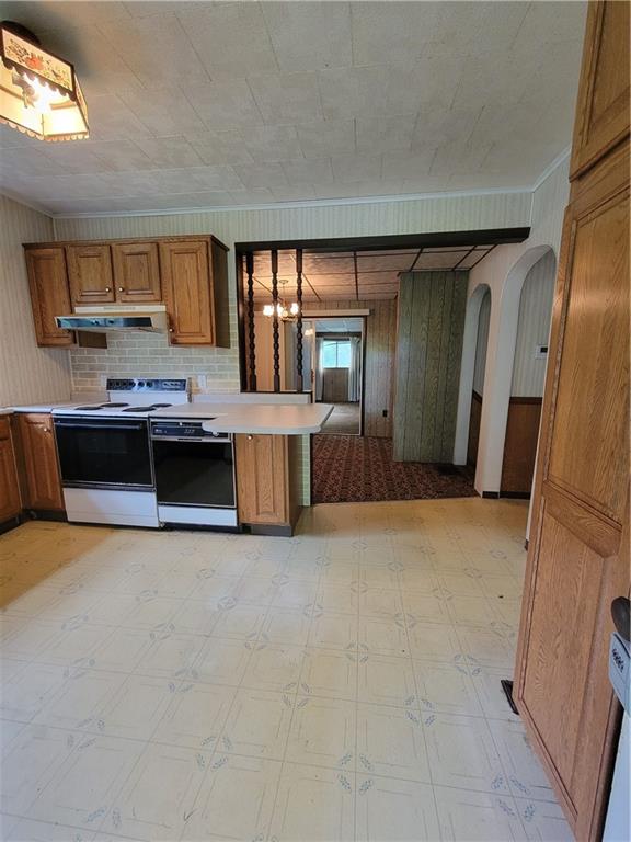 36 Daisytown Road Brownsville, PA 15417 - Photo 4 of 19 a view of a kitchen with a sink and cabinets