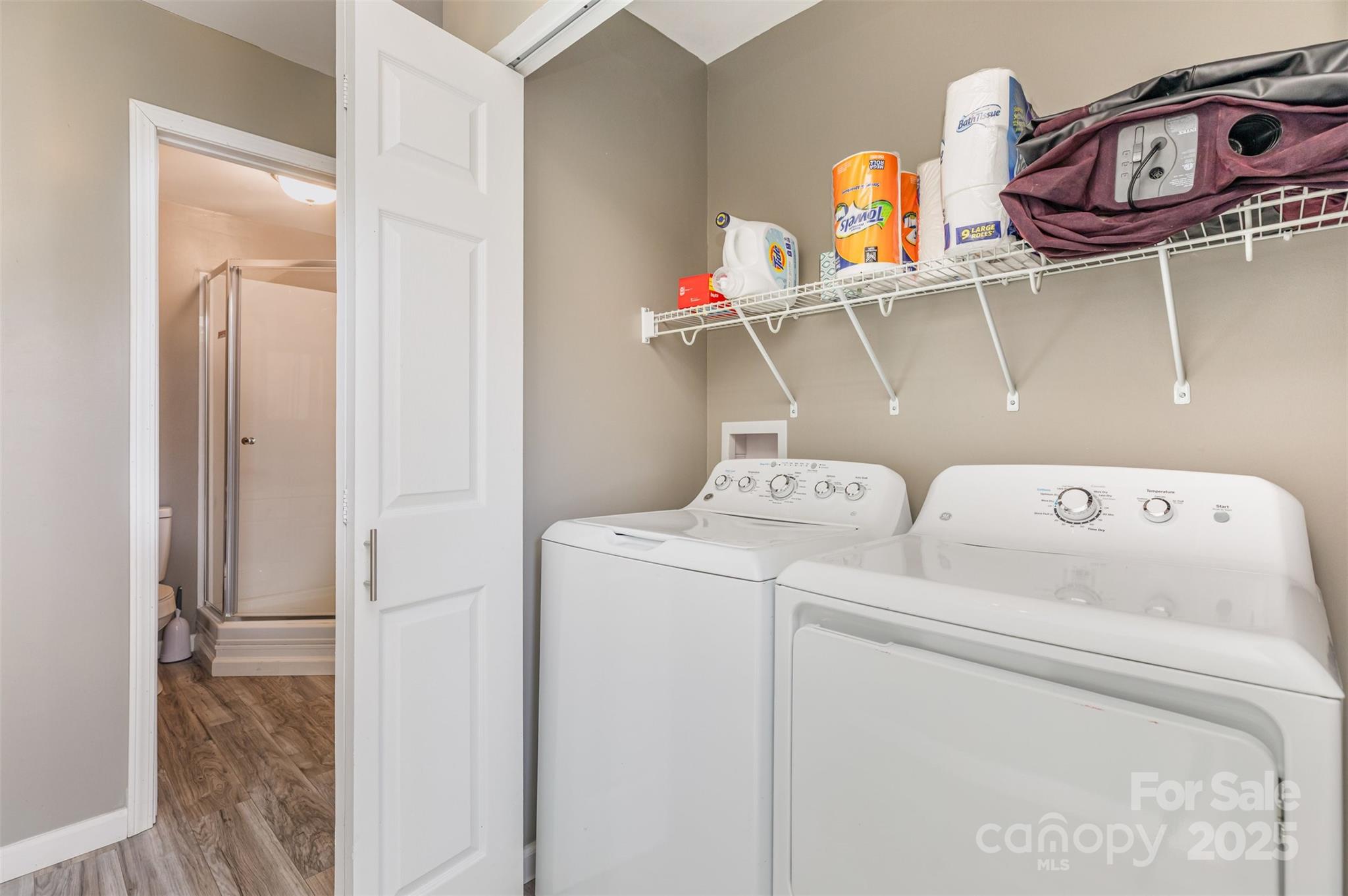 2241 Indian Cross Trail Matthews, NC 28104 - Photo 39 of 46 a utility room with dryer and washer