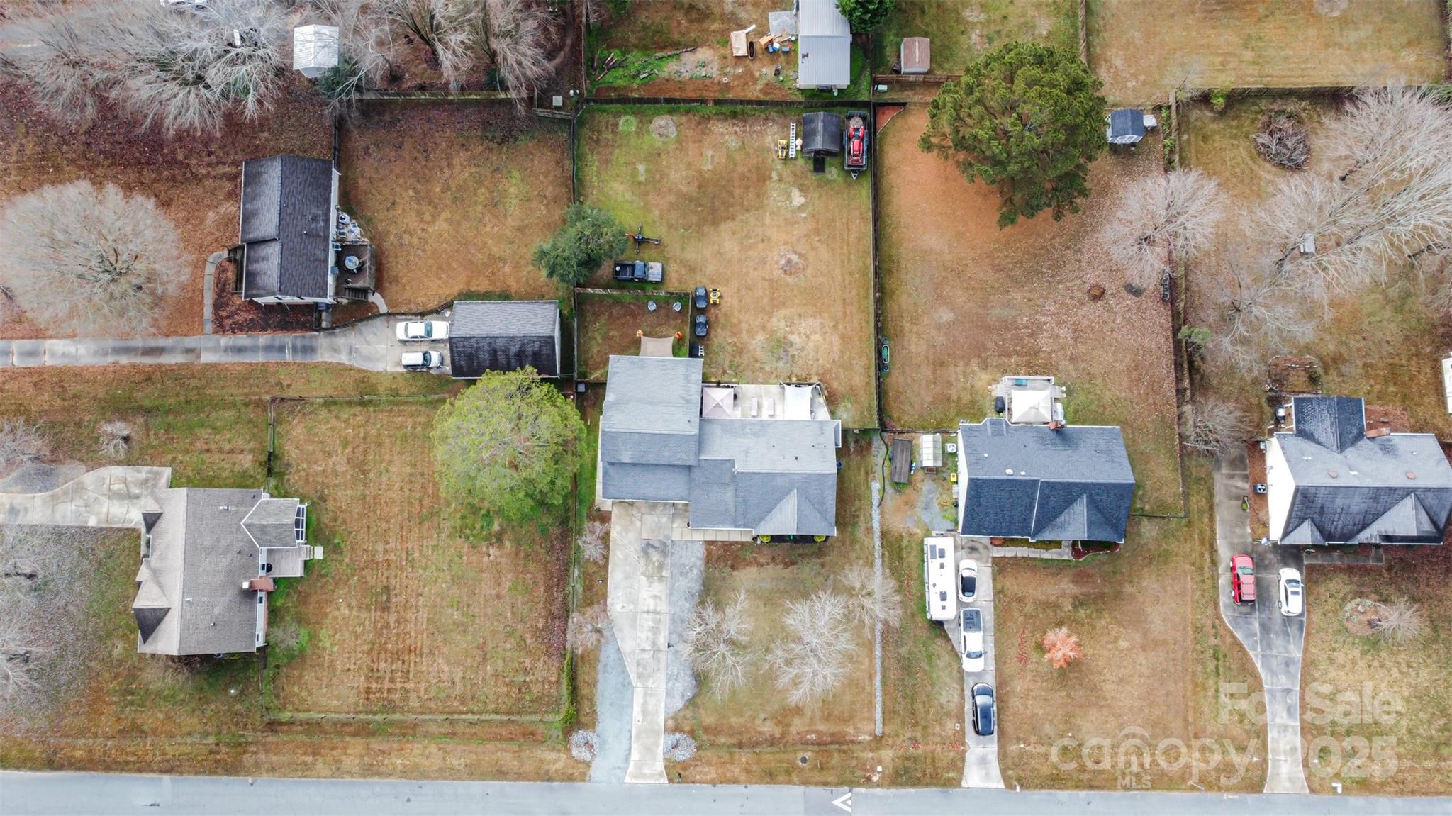 2241 Indian Cross Trail Matthews, NC 28104 - Photo 45 of 46 an aerial view of a house with outdoor space lake view