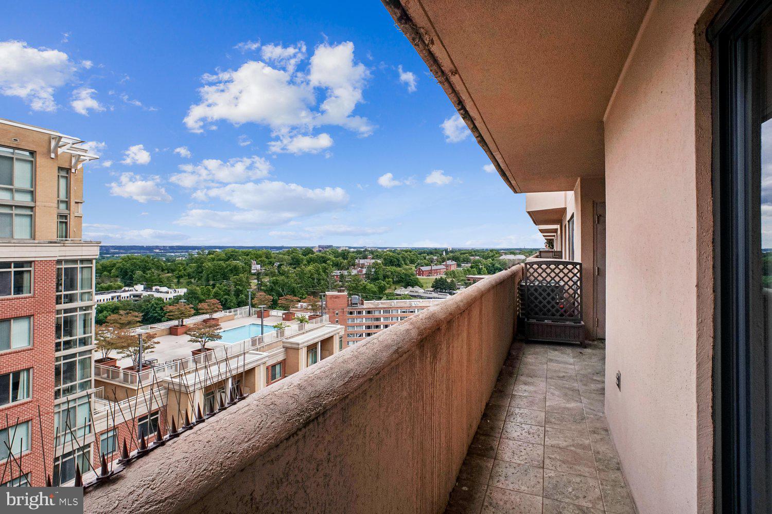 1301 North Courthouse Road, Unit 1612 Arlington, VA 22201 - Photo 33 of 52 Incredible River Views from 16th Floor Balcony
