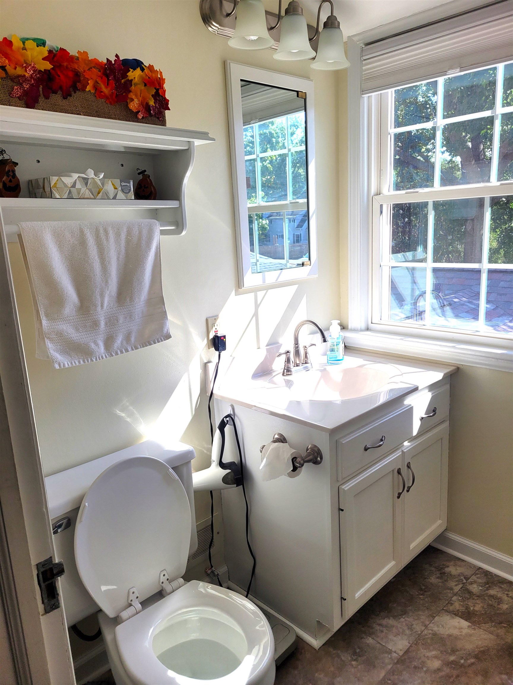 509 West 14th Street Sterling, IL 61081 - Photo 49 of 70 a bathroom with a sink mirror vanity and toilet