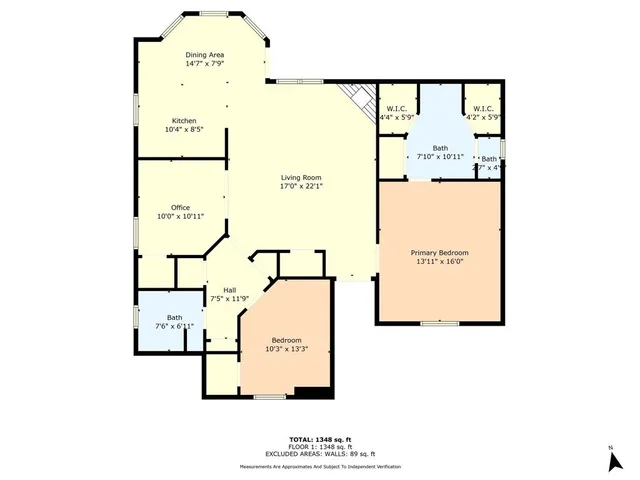 a picture of a floor plan