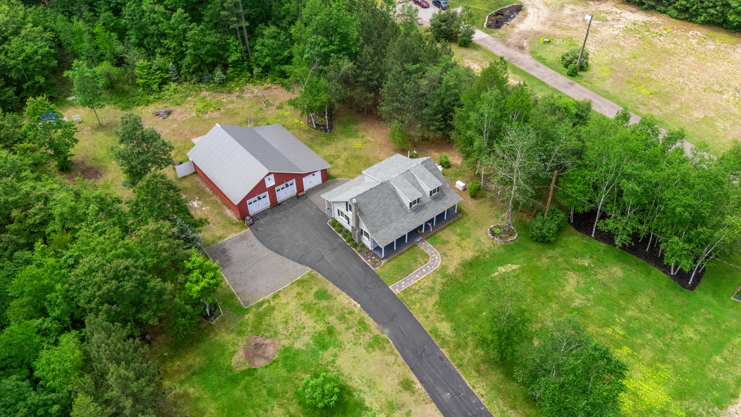 60 Line Road Buxton, ME 04093 - Photo 48 of 58 60 line rd, buxton drone-4