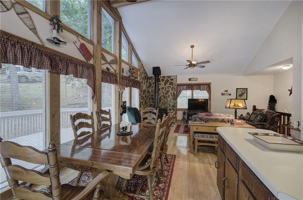 214 South View Trail Jasper, GA 30143 - Photo 12 of 72 a view of a kitchen and dining room