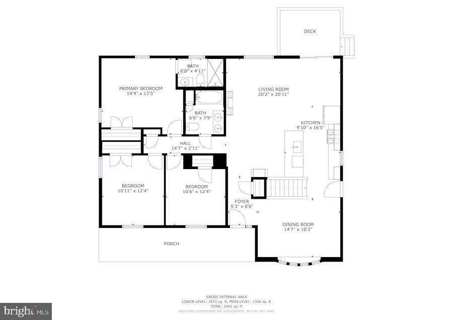 8802 Sonya Road Randallstown, MD 21133 - Photo 32 of 34 Floor Plan