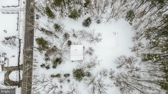 a view of a house with a yard and tree s